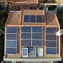 Instalación con Panel Solar 500W Deep Blue 3.0 JA Solar