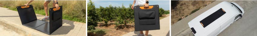 panel solar plegable portatil 200w