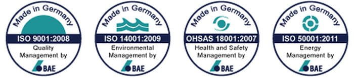 Certificaciones acumuladores estacionarios BAE Certificaciones baterías BAE