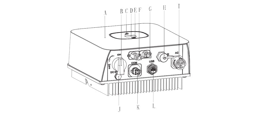 Partes Inversor Growatt MIC TL-X Partes Inversor Growatt MIC TL-X