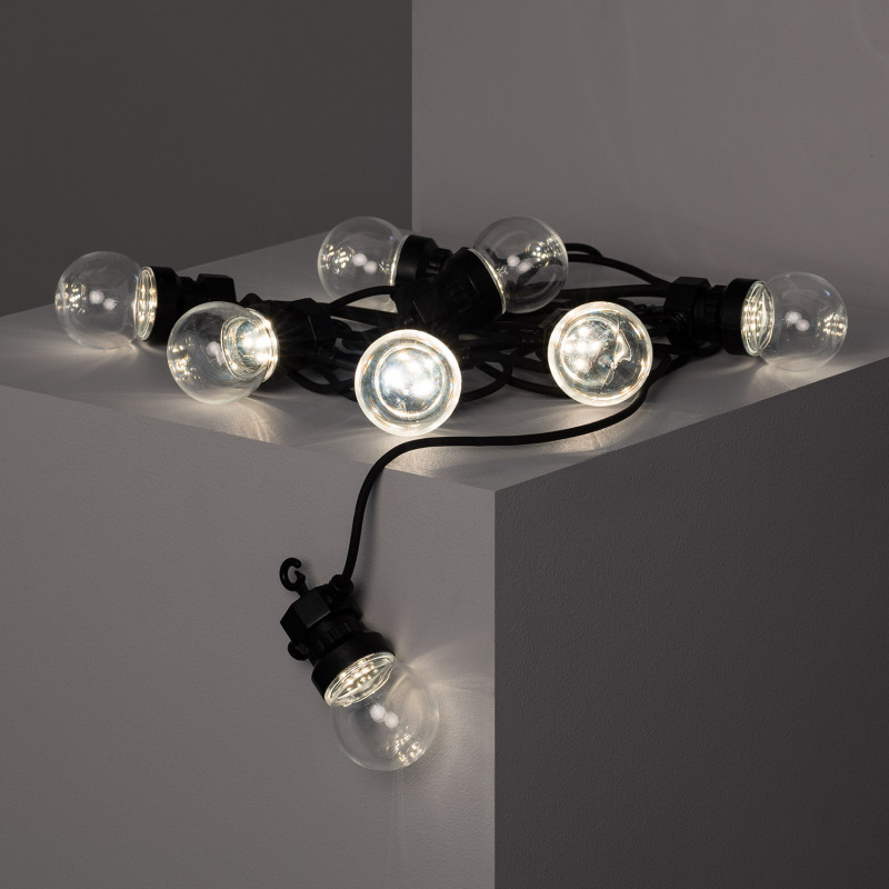 Guirnalda Solar Exterior LED de Bombillas Kepler 7m
