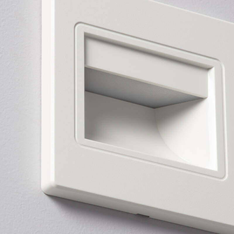 Baliza LED 1.5W Empotrable Pared Blanco Randy