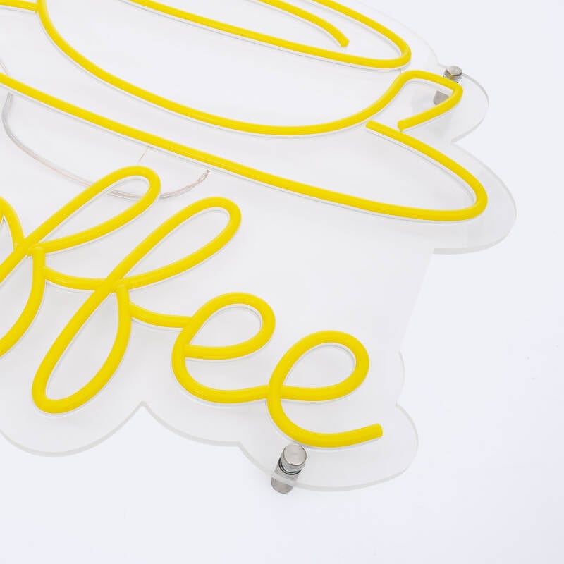 Cartel Neón LED Coffee