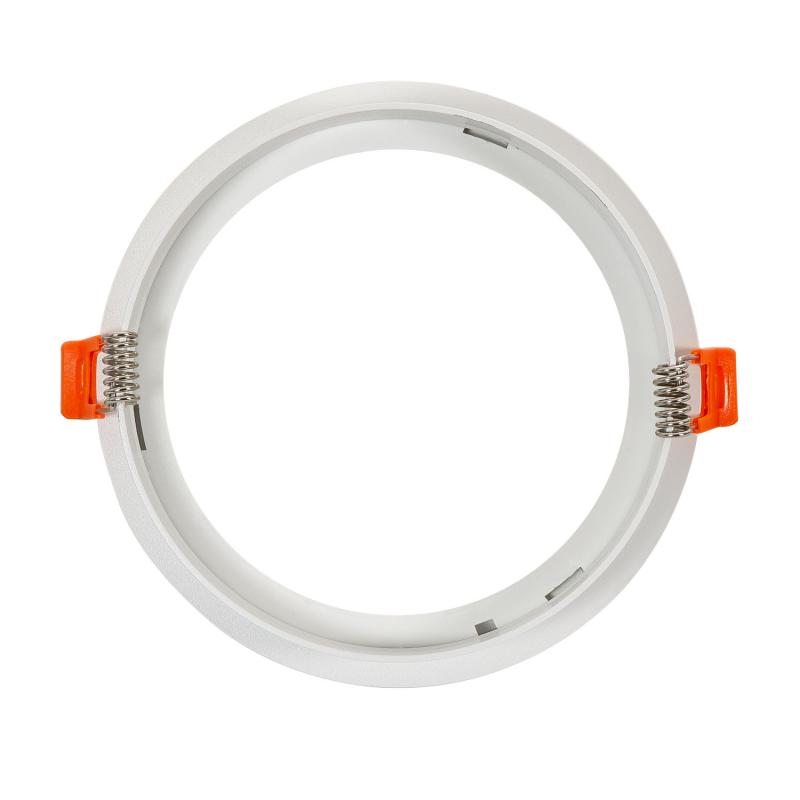 Aro Downlight Empotrable Circular para Bombilla LED GU10 AR111 Corte Ø 125 mm