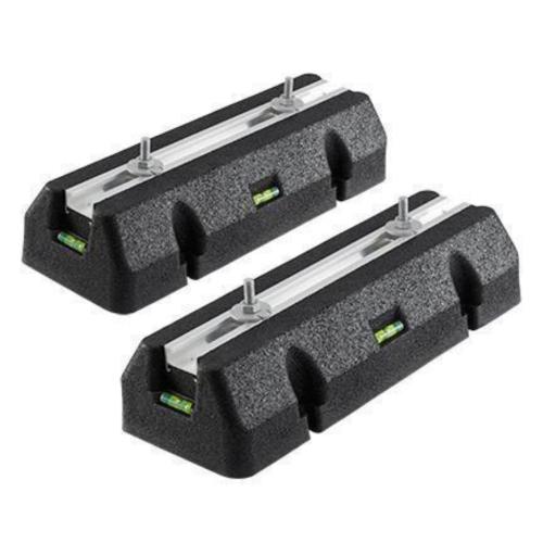 Juego 2 bases vulcanizadas 600x130x95 480Kg M10x40