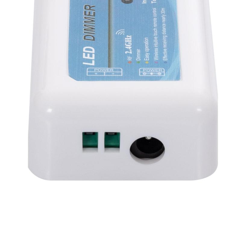 Controlador Regulador Monocolor 12/24V DC con Mando RF 4 Zonas