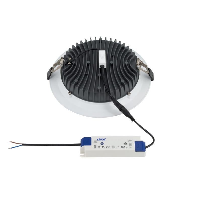 Downlight LED 50W Circular SAMSUNG Aero 130 lm/W Microprismático LIFUD Corte Ø 200 mm