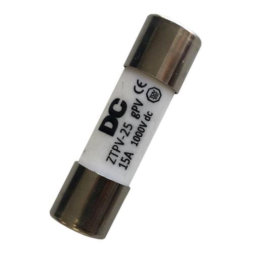 Fusible 15A 1000VDC 10x38