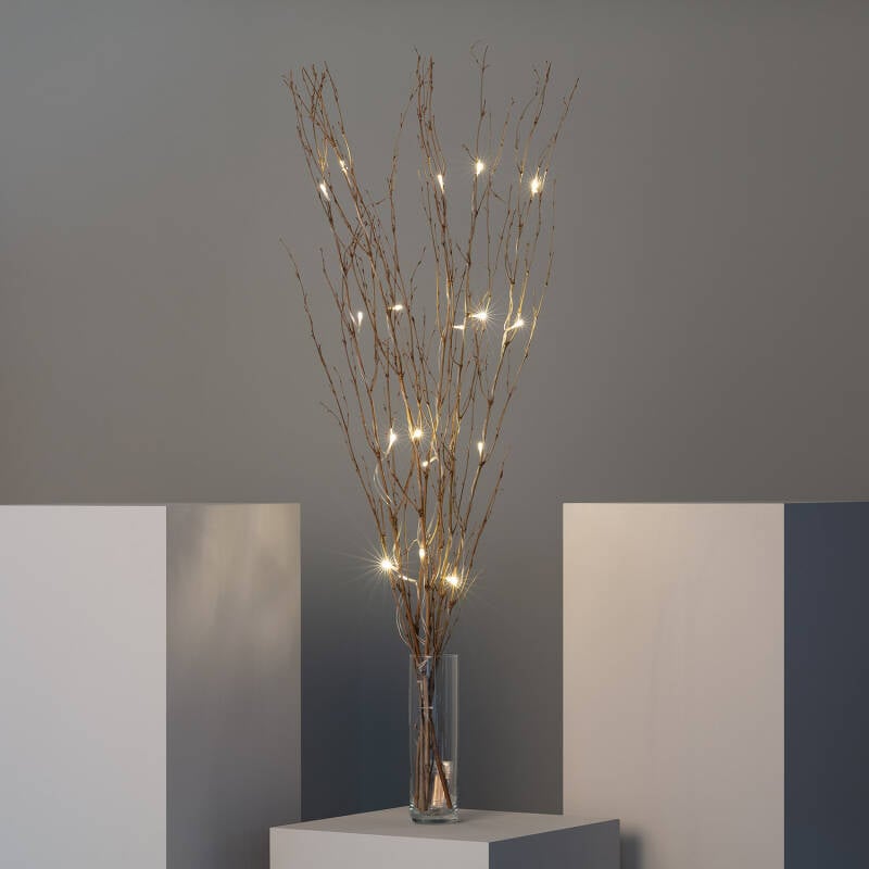 Ramas Decorativas LED Bambú Natural 1.2m