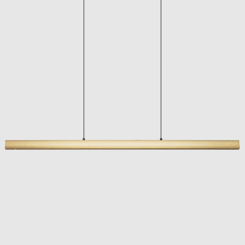 Lámpara Colgante Lineal LED 42W Aluminio Blanco Seleccionable Iluminación Doble Cara Funky Zapp