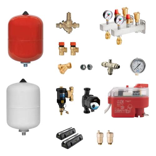 Kit Material Instalación Bombas de Calor Aerotermia R-32 8 / 10 / 12kW