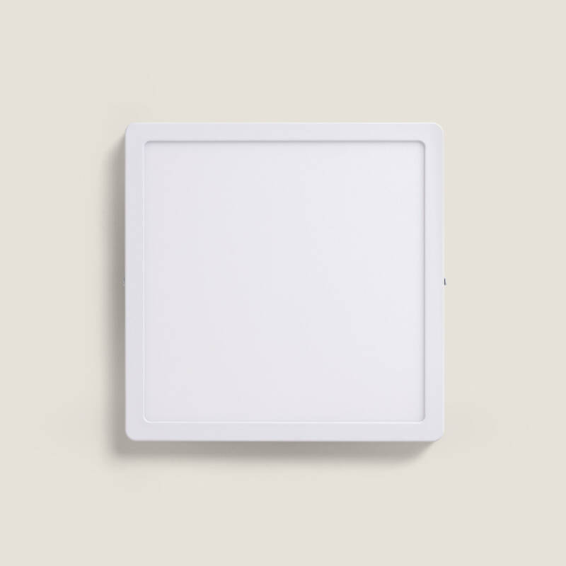 Plafón LED 24W Cuadrado Aluminio 280x280 mm Slim CCT Seleccionable Galán SwitchDimm