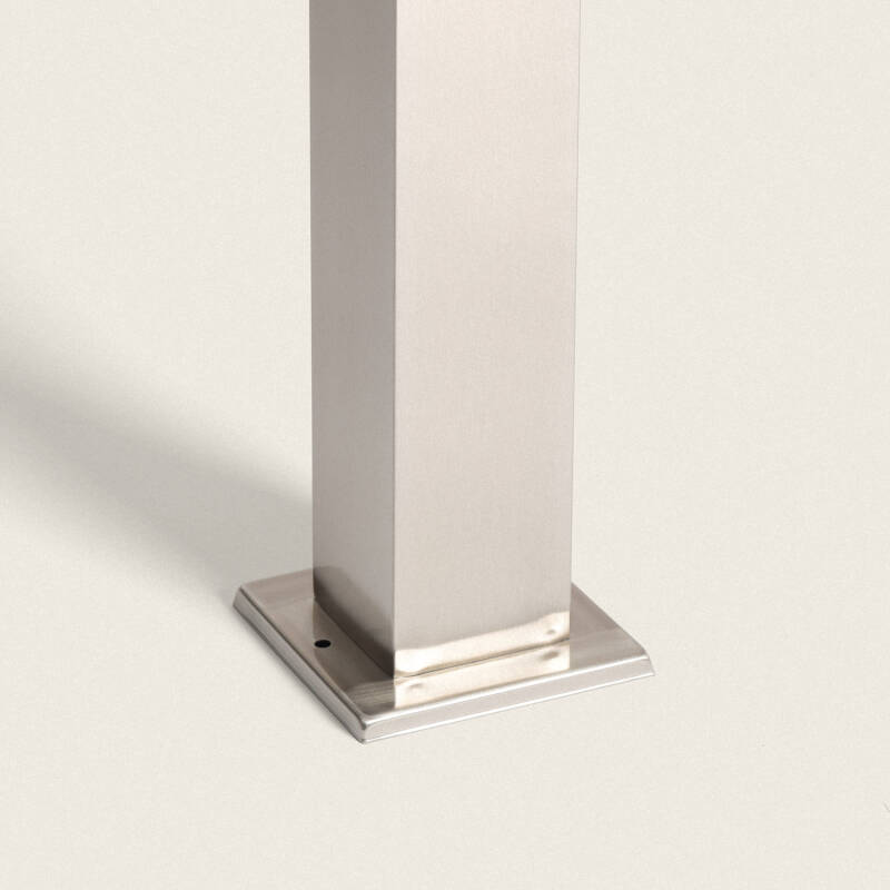 Baliza de Pie Exterior Solar LED 5W 50cm Acero Inoxidable con Sensor de Movimiento Barton Square
