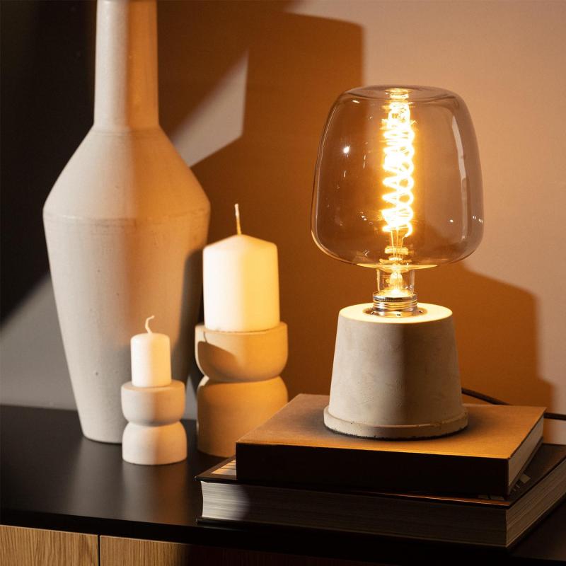 Bombilla Filamento LED E27 8W 800 lm G235 Smoky