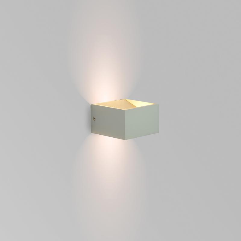 Aplique de Pared LED 6W de Aluminio Iluminación Doble Cara Lico Gris