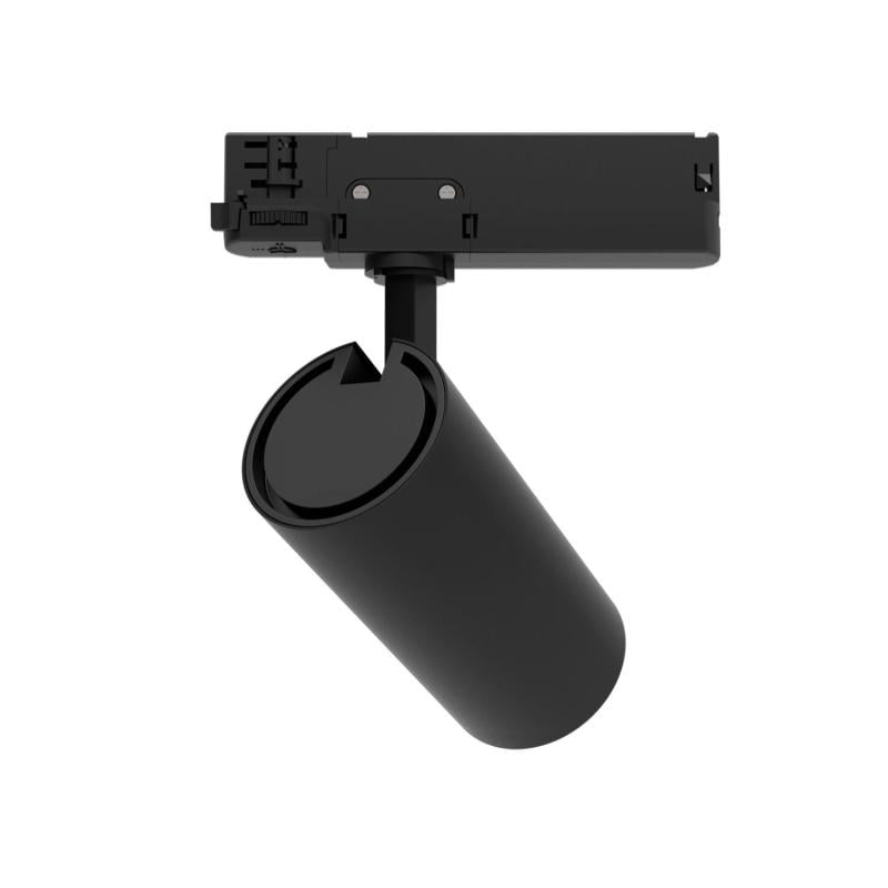Foco Carril LED Trifásico 40W Fasano Regulable Negro