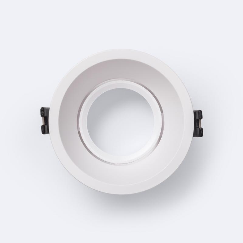 Aro Downlight Circular Basculante para Bombilla LED GU10 / GU5.3 Corte Ø85 mm Suefix