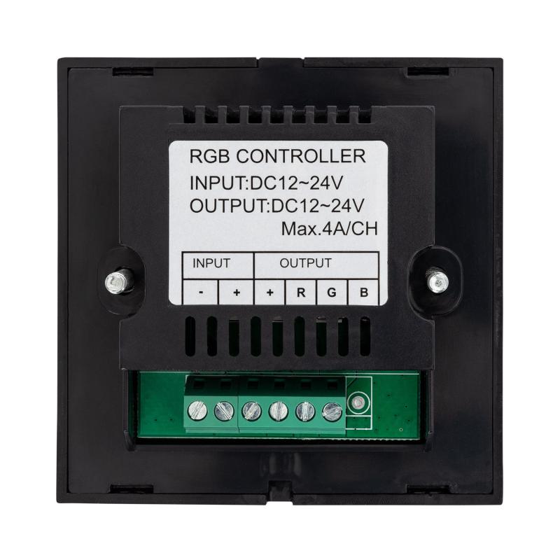 Controlador Regulador Pared Táctil para Tira LED 12/24V DC RGB