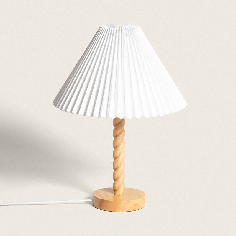 Lámpara de Mesa Madera Moorea