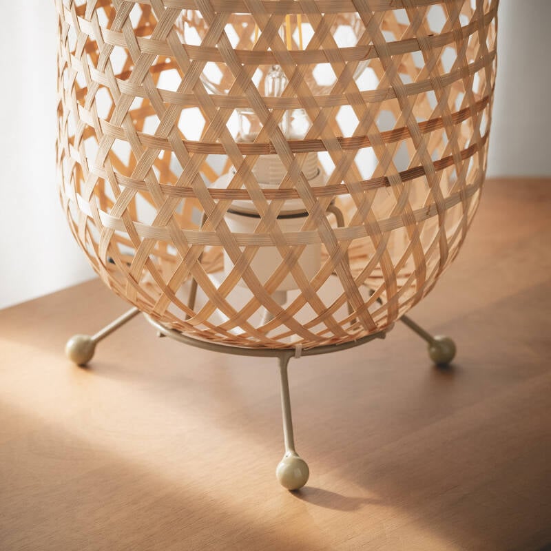 Lámpara de Mesa Bambú Chia