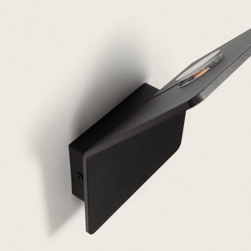 Aplique de Pared LED 6W de Aluminio Lerna Negro