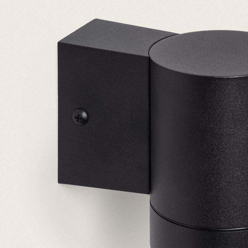 Aplique de Pared Exterior Aluminio Negro Oakham