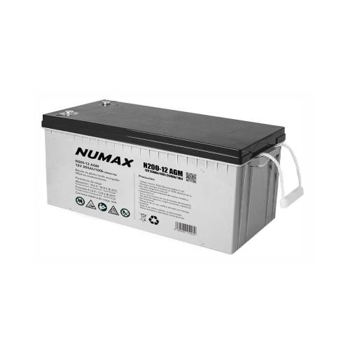 Batería Solar AGM 250Ah 12V Numax