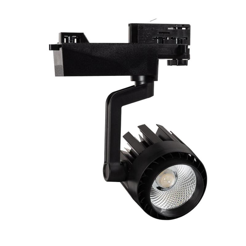 Foco Carril LED Trifásico 30W Dora Negro