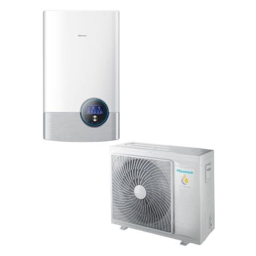 Bomba de Calor Aerotermia Bibloc 8kW Hisense Hi-Therma Mural R-32