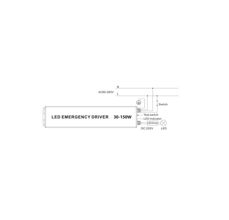 Driver Emergencia para Luminaria LED Full Load