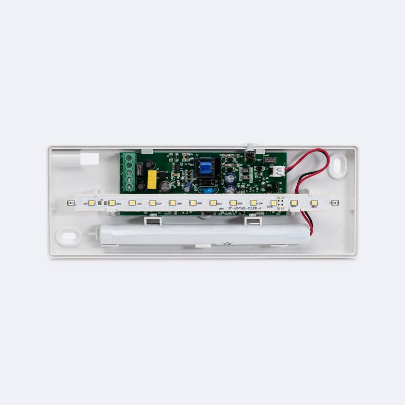 Luz Emergencia LED 3W Superficie 100lm Permanente/No Permanente 3 Horas de Autonomía