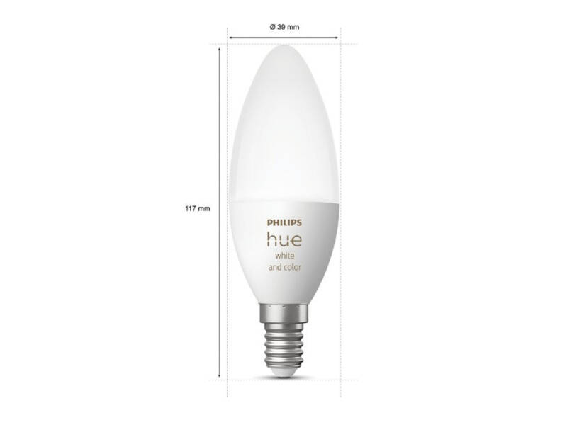 Bombilla LED E14 White Color 4W PHILIPS Hue