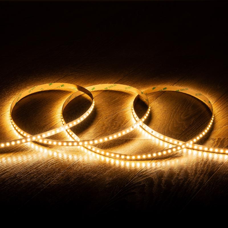Tira LED 24V SMD 120 LED/m Bobina 20m Larga Distancia 10W/m 1250lm/m Ancho 10mm Corte 5cm IP20