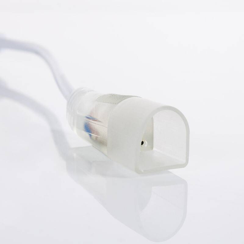 Cable Rectificador Tira Neón LED 9W/m Regulable 220V AC 120 LED/m Semicircular 180º IP67 a Medida Corte cada 100 cm
