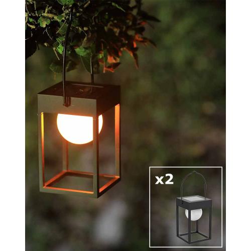 Pack 2uds Lámparas Exteriores para Jardín