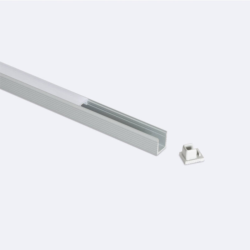 Perfil Aluminio Superficie Mini para Tira LED hasta 6 mm