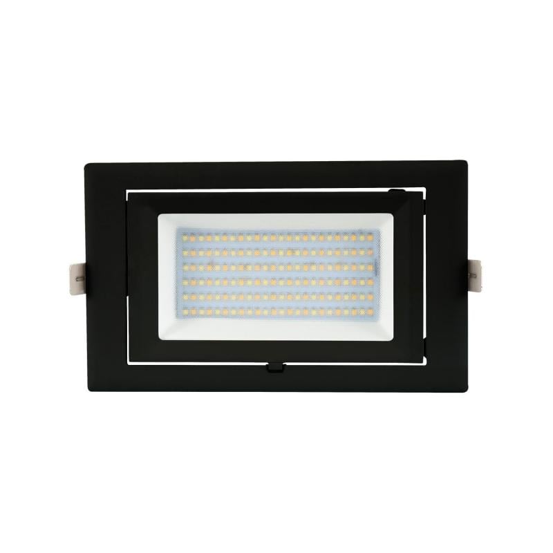 Downlight LED 20W Rectangular Direccionable SAMSUNG 130lm/W LIFUD Corte 210x125 mm Negro
