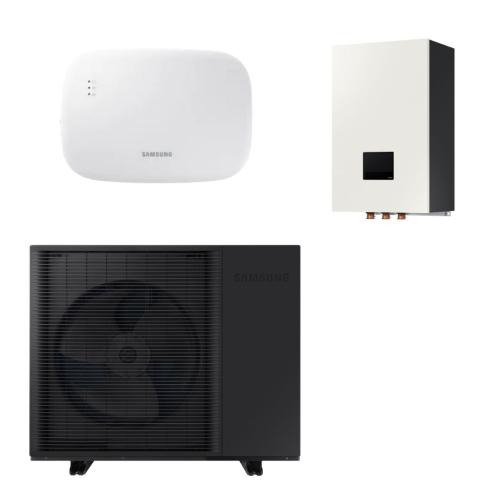 Bomba de Calor Aerotermia Bibloc 5kW EHS MONO R290 Samsung (sin bomba) con Hidrokit Mural 2 Zonas y Wi-Fi