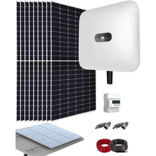 Kit Instalación Fotovoltaica Autoconsumo Huawei Trifásico 3000W 15000Whdia