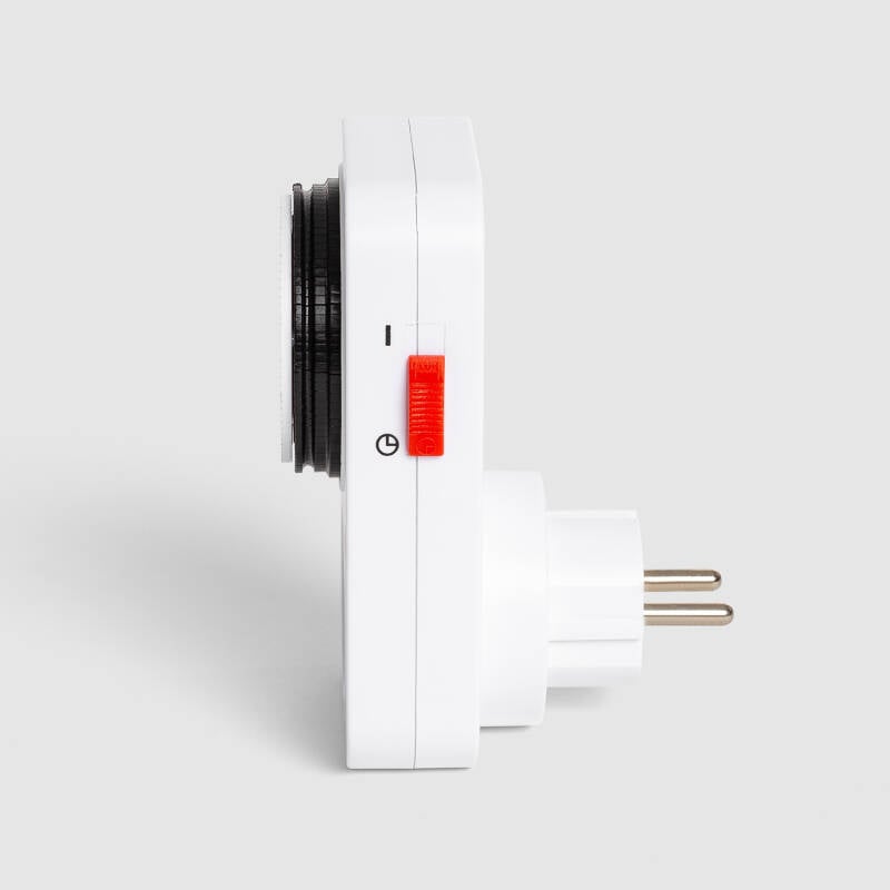 Temporizador Analógico con Enchufe Tipo F Schuko