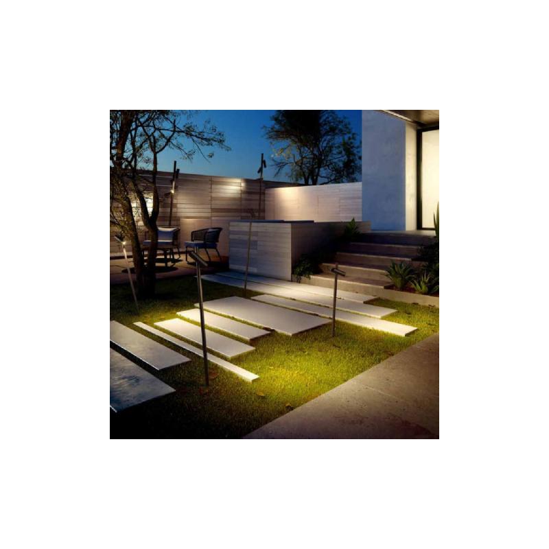 Baliza Exterior LED 6.4W con Pincho Pie 120cm Juncus LEDS-C4 10-E013-J6-CL