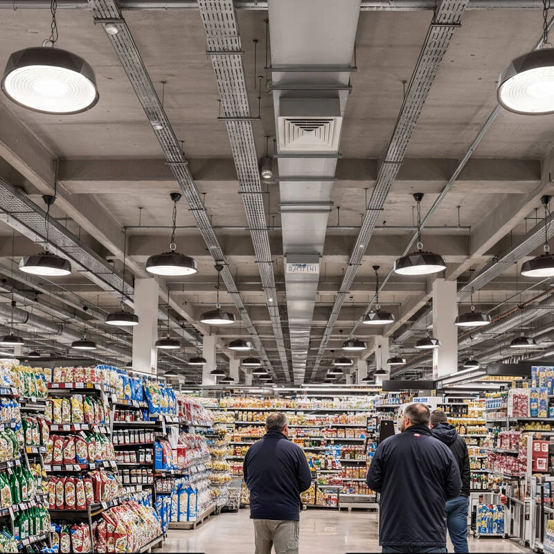 Campana LED Industrial UFO 200W 200 lm/W MOSO Regulable  HBM