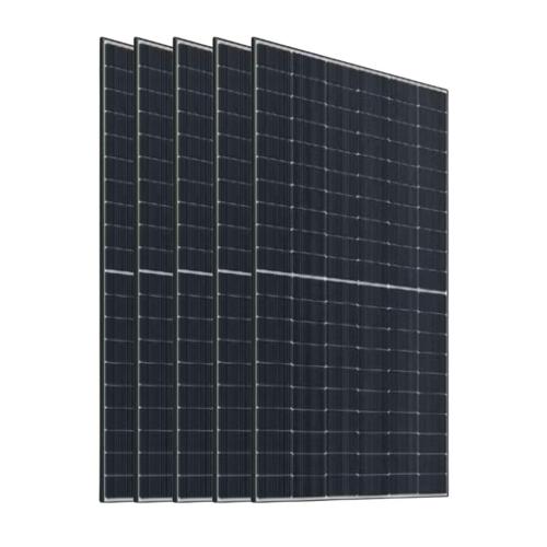 Pack 5 unidades de Placa Solar Bifacial 535W Ja Solar TOPCon N-Type Black Frame