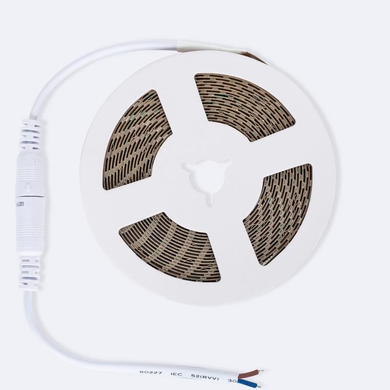 Tira LED 24V SMD 60 LED/m 5m 5W/m 500lm/m Ancho 8mm Corte 10cm IP20
