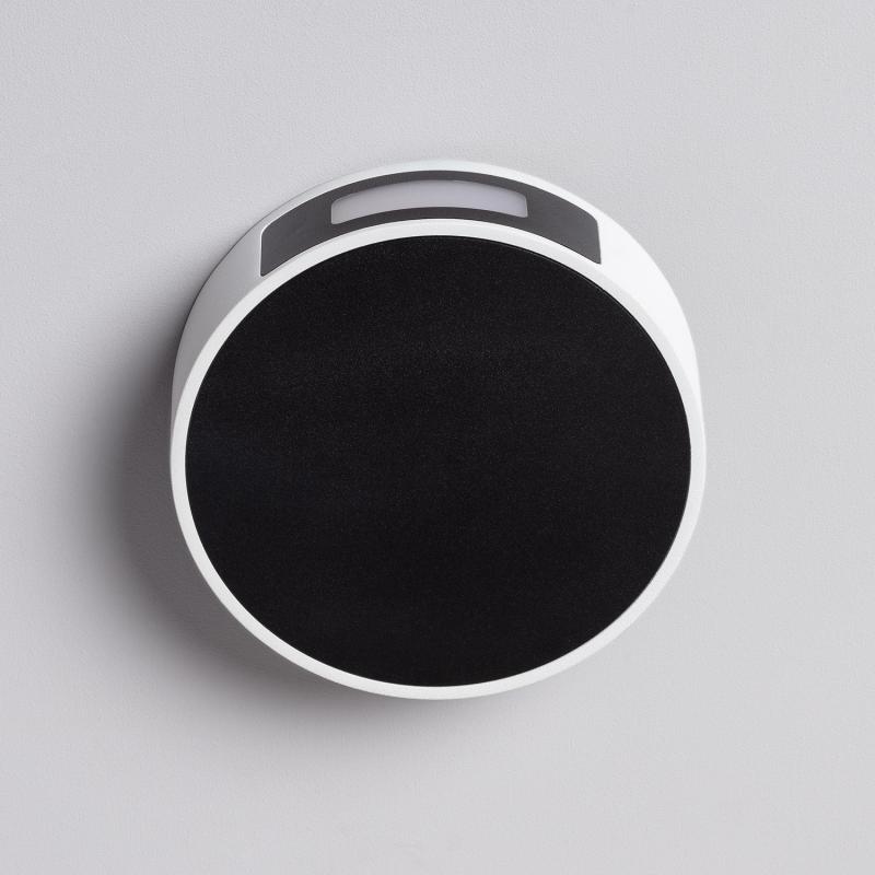 Aplique de Pared Exterior LED 6W de Aluminio Crono Negro