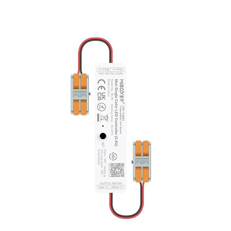 Controlador Regulador Mini Tira LED Monocolor 12/24V DC MiBoxer MLR2