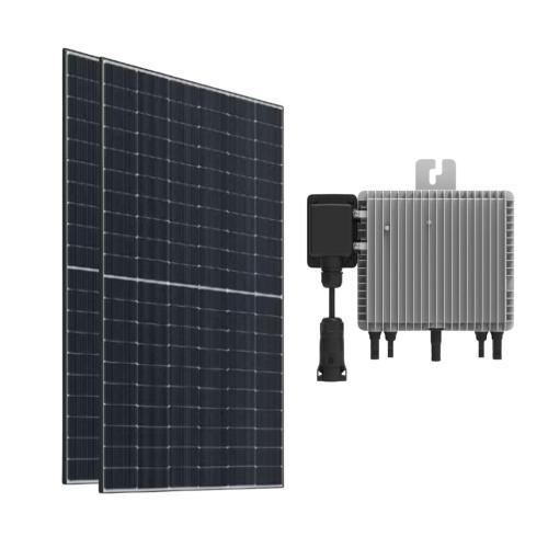 Kit Placa Solar Balcón 1070W con Microinversor Deye SUN-M100G4 1000W