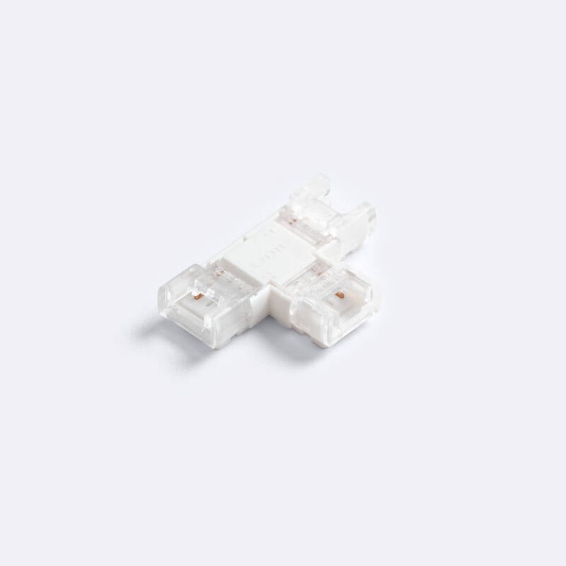 Conector Hipopótamo "T" para Tira LED Monocolor 12-24V DC Ancho 8 mm