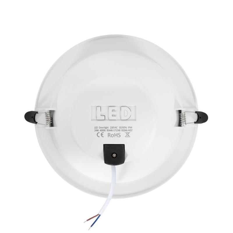 Downlight LED 24W Circular LUX CRI90 Corte Ø 200 mm IP44