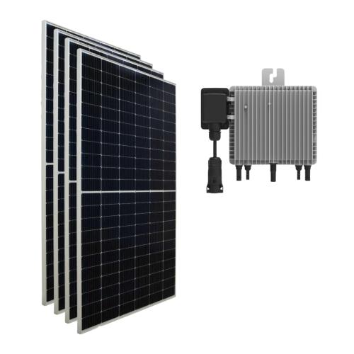 Kit Panel Solar para Balcón 2000W con Microinversor DEYE 1000W